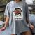Bleached Teacher Para Life Paraprofessional Cute Messy Bun For Men Women Girls Kids Women's Comfort Colors T-Shirt Gray