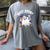 Boo Jour Ghost Halloween French Teacher Cute Coffe Croissant Women's Comfort Colors T-Shirt Gray Boo Jour Ghost Halloween French Teacher Cute Coffe Croissant Women's Comfort Colors T-Shirt Gray