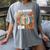 All Booked For Fall Book Pumpkin Autumn Thanksgiving Teacher Women's Comfort Colors T-Shirt Gray