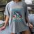 Boston Terrier American Gentleman Bibliophile Book Lover Women's Comfort Colors T-Shirt Gray