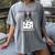 Boston Terrier American Gentleman Personal Stalker Dog Lover Women's Comfort Colors T-Shirt Gray