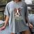 Boston Terrier Brindle Dog Professional Human Trainer Women's Comfort Colors T-Shirt Gray