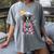 Boston Terrier Boston Bull Terrier Women's Comfort Colors T-Shirt Gray