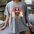 Boston Terrier Dog Japanese Style Samurai Dogs Women's Comfort Colors T-Shirt Gray