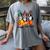 Boston Terrier Dog Lover Fall Ya'Ll Halloween Costume Men Women Women's Comfort Colors T-Shirt Gray