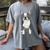 Boston Terrier Dog Motif Pet Art Boston Terrier For Men Women Kids Women's Comfort Colors T-Shirt Gray
