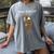 Boston Terrier Who Farted Women's Comfort Colors T-Shirt Gray