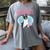 Boston Terrier Grandma Bostie Dog Owner Boston Terrier Men Women Women's Comfort Colors T-Shirt Gray