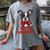 Boston Terrier Grandma Dog Lovers Puppy Bostie Owner Women's Comfort Colors T-Shirt Gray