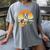 Boston Terrier Guitar Retro Women's Comfort Colors T-Shirt Gray