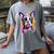 Boston Terrier Lover Pop Art Color Boston Terrier Dog For Men Women Girls Kids Women's Comfort Colors T-Shirt Gray