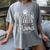 Boston Terrier Mama Boston Terrier Lover Shirt Women's Comfort Colors T-Shirt Gray
