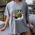 Boston Terrier Merry Christmas Tree Lights Dog X-Mas Dogs Women's Comfort Colors T-Shirt Gray