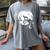 Boston Terrier And Moon Halloween Costume Dog Lover Women's Comfort Colors T-Shirt Gray