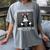 Boston Terrier Mug Shot Guilty Dog Women's Comfort Colors T-Shirt Gray