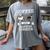 Boston Terrier Shirt Coffee And Boston Terrier Cute Dog For Men Women Girls Kids Women's Comfort Colors T-Shirt Gray