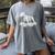 Bull Terrier Skeleton Birthday Halloween Kids Women's Comfort Colors T-Shirt Gray