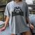 Bulldogs Teacher Student School Sports Fan Team Spirit Women's Comfort Colors T-Shirt Gray