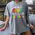 Some Call It Chaos We Call It Kindergarten Teacher Women's Comfort Colors T-Shirt Gray