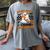 You Can't Scare Me I Teach 6th Grade Retro Teacher Halloween Women's Comfort Colors T-Shirt Gray