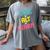 Computer Teacher Back To School Kids Ctrl Alt Learn Women's Comfort Colors T-Shirt Gray