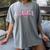 Coquette Bow Back To School First Day Teacher Women's Comfort Colors T-Shirt Gray Coquette Bow Back To School First Day Teacher Women's Comfort Colors T-Shirt Gray