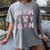 Coquette Bow Ballet Dance Teacher Coquette Women Dancing Women's Comfort Colors T-Shirt Gray Coquette Bow Ballet Dance Teacher Coquette Women Dancing Women's Comfort Colors T-Shirt Gray