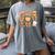 Coquette Bow Teacher Thanksgiving Fall Autumn Girls Women Women's Comfort Colors T-Shirt Gray