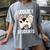 Cow Teacher Lover Women's Comfort Colors T-Shirt Gray