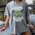 Creepin It Real Monster School Preschool Teacher Halloween Women's Comfort Colors T-Shirt Gray