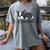 Cute Boston Terrier Boston Mama Women's Comfort Colors T-Shirt Gray