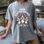 Cute Cartoon For Dog Owners Pet Team Boston Terrier Women's Comfort Colors T-Shirt Gray