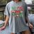 Cute Coquette Pencil Bow Christmas School Teacher Student Women's Comfort Colors T-Shirt Gray