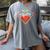 Cute Distressed Super Teacher Superhero Apple Women's Comfort Colors T-Shirt Gray Cute Distressed Super Teacher Superhero Apple Women's Comfort Colors T-Shirt Gray