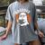 Cute Ghost Book Reading Books Lover Retro Halloween Teacher Women's Comfort Colors T-Shirt Gray