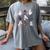 Cute Ghost Cat Playing Musical Halloween Music Teacher Women's Comfort Colors T-Shirt Gray Cute Ghost Cat Playing Musical Halloween Music Teacher Women's Comfort Colors T-Shirt Gray