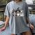Cute Halloween Boston Terrier Dogs Witch Hat Ghost Dog For Men Women Kids Women's Comfort Colors T-Shirt Gray