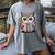 Cute Reading Owl Book Lover Teacher Librarian Bookworm Women's Comfort Colors T-Shirt Gray Cute Reading Owl Book Lover Teacher Librarian Bookworm Women's Comfort Colors T-Shirt Gray