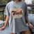 Cute Teacher With Apple Retro Teacher Kids Back To School Women's Comfort Colors T-Shirt Gray Cute Teacher With Apple Retro Teacher Kids Back To School Women's Comfort Colors T-Shirt Gray