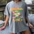 Dinosaurs Didn't Read Now They Are Extinct Reading Teacher Women's Comfort Colors T-Shirt Gray