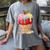 Dripping Apple Ice Cream Cone Cute Teacher Appreciation Women's Comfort Colors T-Shirt Gray