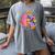 Dyslexia Different Perspective Reading Brain Floral Teacher Women's Comfort Colors T-Shirt Gray