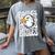 Eagles School Sports Fan Team Spirit Teacher Parent Student Women's Comfort Colors T-Shirt Gray