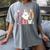 ESL Teacher Boo Crew Halloween Costume Women's Comfort Colors T-Shirt Gray