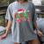 FA LA 8 Christmas Santa FA La Math Teacher Student Women's Comfort Colors T-Shirt Gray