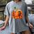 Fall Book Autumn Reading Teacher Halloween Pumpkin Season Women's Comfort Colors T-Shirt Gray