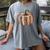 Fall Book Pumpkin Retro Reading Halloween Teacher Librarian Women's Comfort Colors T-Shirt Gray