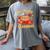 Fall In Love With Learning Pumpkin Thanksgiving Teacher Fall Women's Comfort Colors T-Shirt Gray
