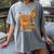 Fall In Love With Teaching 1st Grade Teacher Thanksgiving For Men Women Girls Kids Women's Comfort Colors T-Shirt Gray