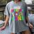 Feliz Primer Dia De Clases Kids Girl Teacher Spanish School Women's Comfort Colors T-Shirt Gray